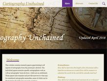 Tablet Screenshot of cartographyunchained.com